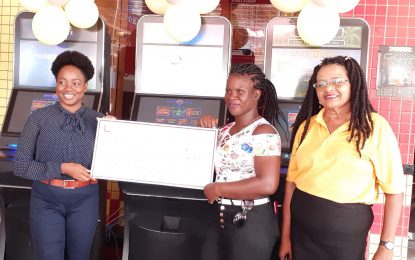 Essequibo woman wins CAGE jackpot