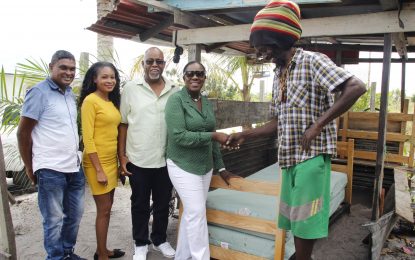 Education Minister donates beds to the family of stabbed Linden school girl