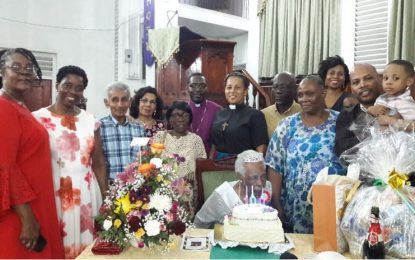 Methodist church celebrates birthday of Guyana’s newest centurion