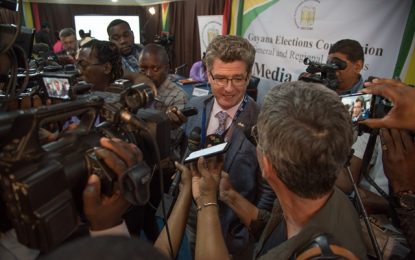 British, US envoys laud GECOM’s operations