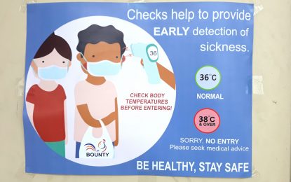 Extra COVID-19 precautions!