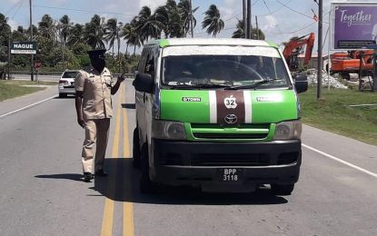 Police enforce COVID-19 preventive measures