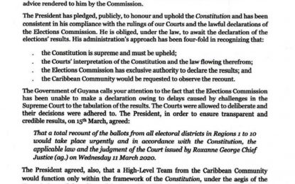 BREAKING NEWS!!! President opposed Carter Center’s re-entry to Guyana