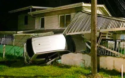 Another car ploughs into “jinxed” Bagotstown residence