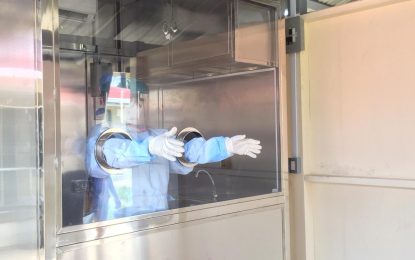 COVID-19 testing site established at Port Mourant Hospital