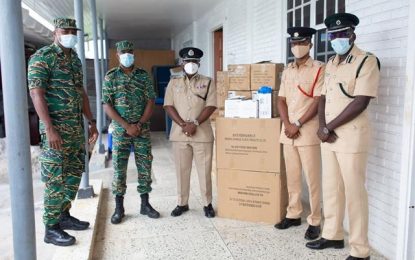 Joint Services receive face masks, gloves from CDC