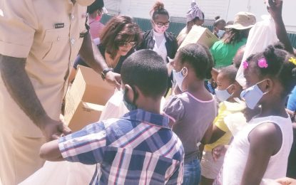 Business Community donate to Canje youths