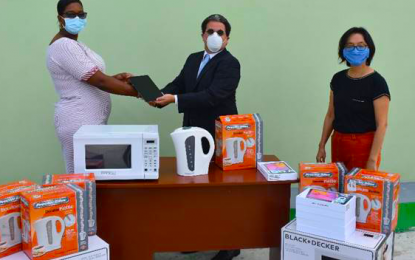 UN donates furniture, appliances for coronavirus quarantine facilities