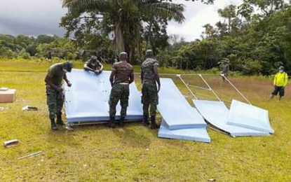 Region One sets up isolation tents as space runs out in Moruca