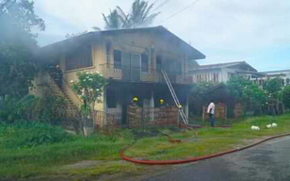 Fire leaves six homeless