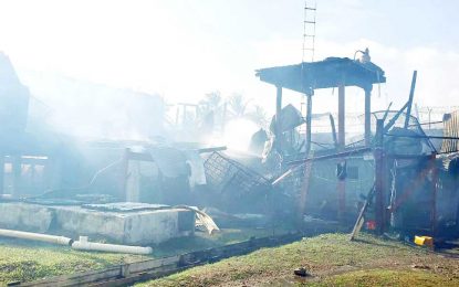 Fire destroys sections of Lusignan Prison