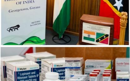 Guyana’s Indian High Commissioner donates medicine and medical supplied to St. Kitts
