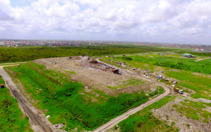 Phase 2 of Eccles dump-site building without HDPE liner