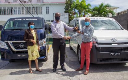 New vehicles handed over to AEA, Regional SEN Diagnostic Centre