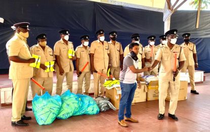 Japarts donates masks, other protective items to Police Force