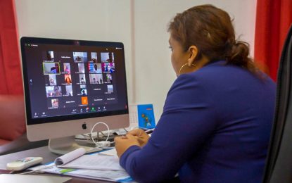 Minister Manickhand holds virtual consultation on NGSA 2021