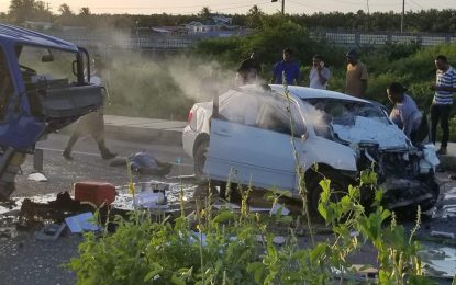 Four killed in smash-up – five injured