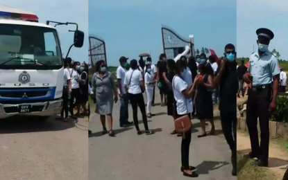 Police break up funeral for breaching COVID-19 guidelines