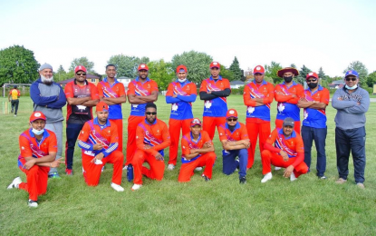 Canada-based Guyanese softball cricketers perform in Canada