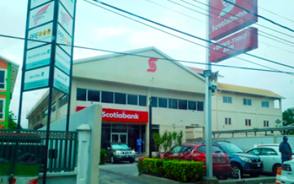 Scotibank to fully re-open Carmichael Street branch Monday