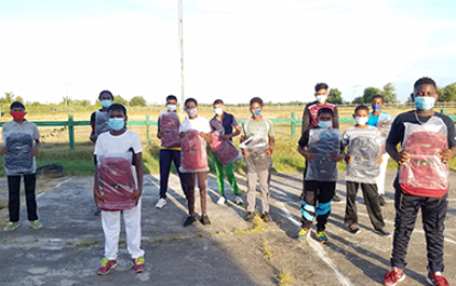 Lorenzao Johnny Memorial School Bags Project launched by RHTYSC Cricket teams