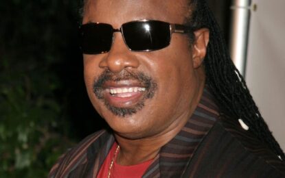 Stevie Wonder back in home state for Biden