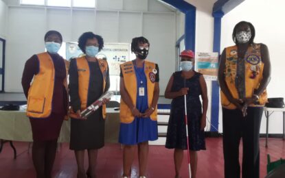 D’Urban Park Lion’s Club donates canes in observance of World Sight Day