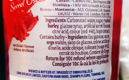 Imported brewed products must include the name and address of local importers – GA-FDD