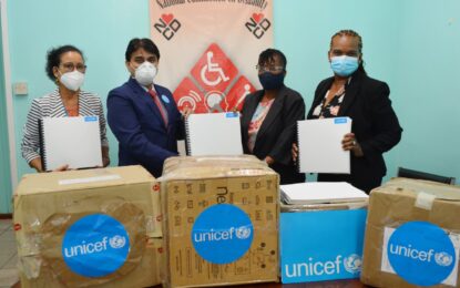 UNICEF hands over braille copies of Sexual Offences Act to National Commission on Disability