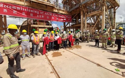 587 Guyanese re-employed at Aurora Gold Mine – talks start on building capacity for underground mining