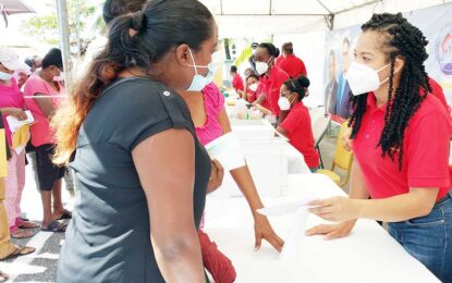 Over 150 land titles distributed during housing drive in Region Six