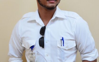 Guyana’s first locally trained helicopter pilot… Azam Ally is a ‘Special Person’