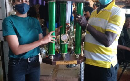 Daniel McBeth sponsors Wiltshire dominoes’ first place trophy