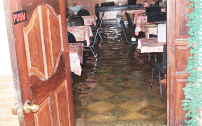 Heavy rainfalls leave Charity inundated