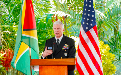U.S. has no intention of setting up any military base in Guyana – U.S Admiral