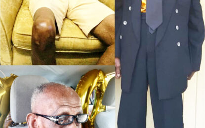 Alert, articulate and immaculate… Herman Haynes is Linden’s latest Centenarian