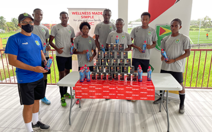ANSA McAl donates GNC Mega Men Sport multivitamins, Lucozade to Golden Jaguars