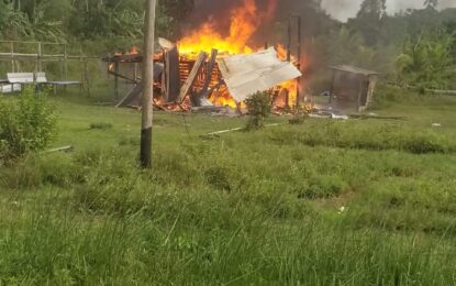 Arson suspected in East Bank Berbice fire