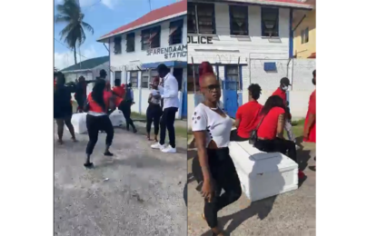 Police to take action against family which placed casket in front of station