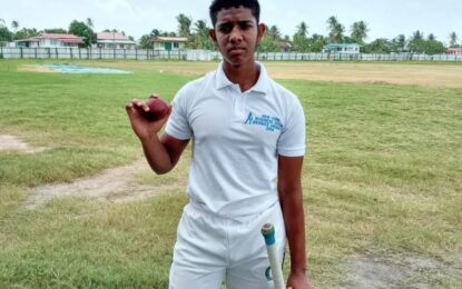 BCB/Premium Asphalt U-19 Tourney Brilliant Ramsammy leads Tucber Park into finals