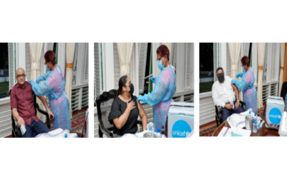 President, First Lady, and VP receive first doses of COVID-19 vaccines