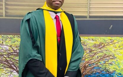 Crime Chief Blanhum graduates with LLB degree