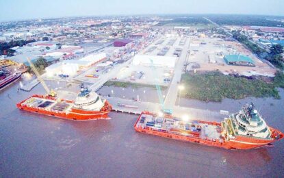 Exxon looks to private partners for shore bases