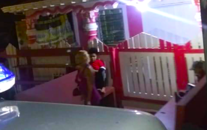 COVID-19 law breakers crawl out of bushes as police tow away their vehicles