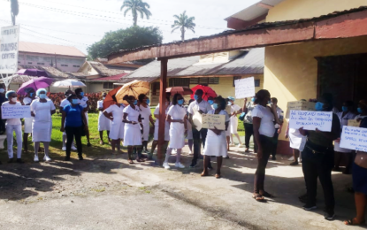 Protesting Linden nurses to receive salary cut