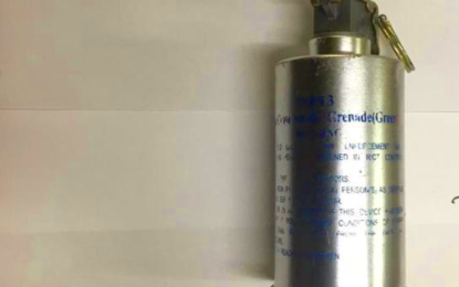 Man found with smoke grenade in his possession