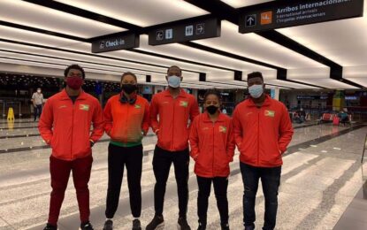 Team Guyana lose mixed doubles to end tournament