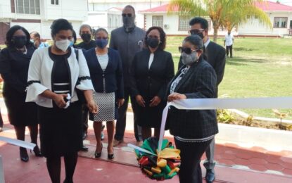 $92M judicial living quarters commissioned in Berbice