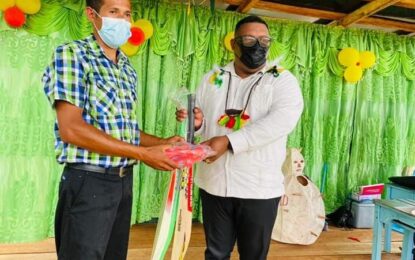 Minister Nigel Dharamlall inducted as Sebai Sports Club Patron