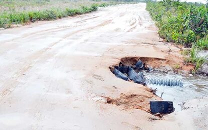 Edghill warns contractor over incomplete St. Cuthbert’s Mission Road